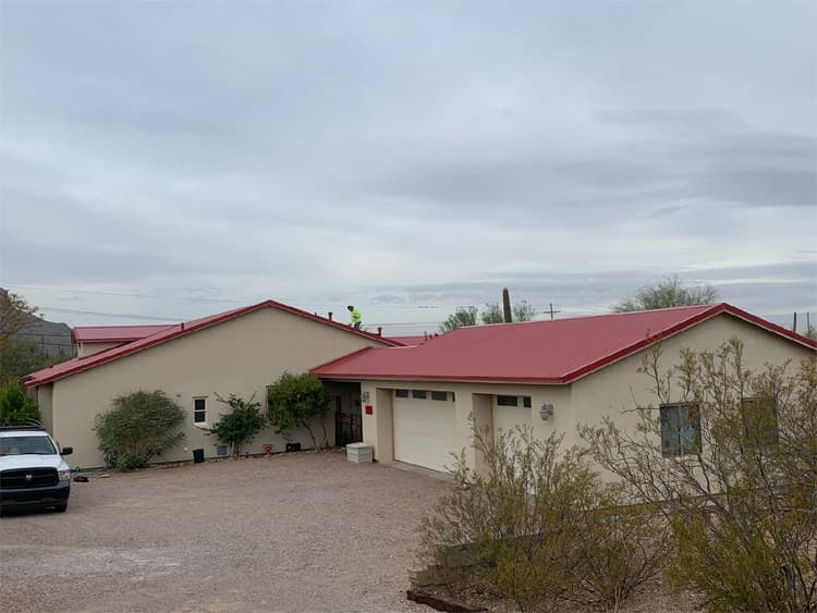 Benefits of Foam Roof Coating for Tucson Homes Universal Roofing project in Tucson supporting benefits of foam roof coating for tucson homes