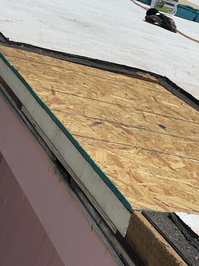 Marana roofing detail Universal Roofing roofing work at a Marana, AZ home