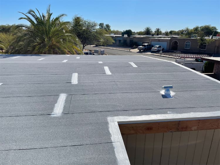 SaddleBrooke roofing detail Universal Roofing roofing work at a SaddleBrooke, AZ home
