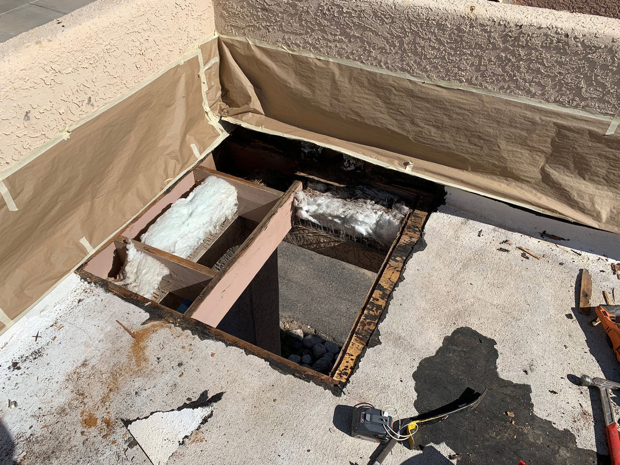 Sahuarita roof repair Universal Roofing roofing work at a Sahuarita, AZ home