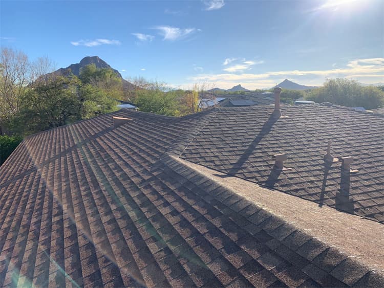 Vail roof repair Universal Roofing roofing work at a Vail, AZ home
