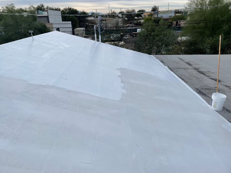 Commercial roof repair project photo Universal Roofing commercial roof repair project in Tucson