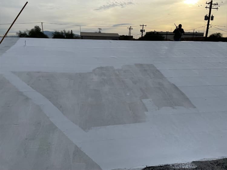 Commercial roof repair project photo Universal Roofing commercial roof repair project in Tucson