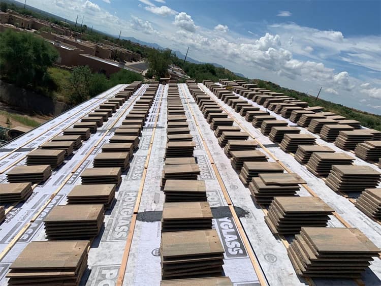 Tile roof repair project photo Universal Roofing tile roof repair project in Tucson